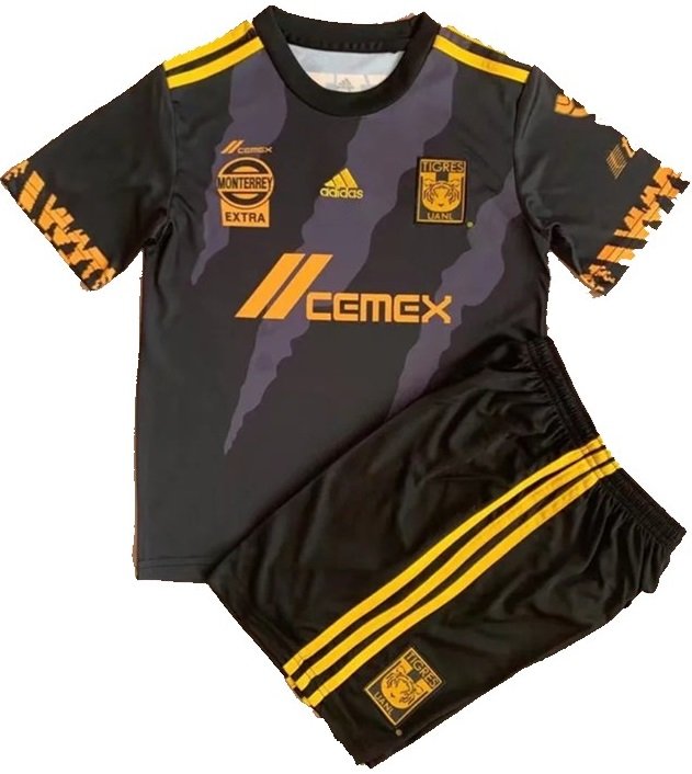 Kit infantil III Tigres UANL 2022 Adidas oficial 